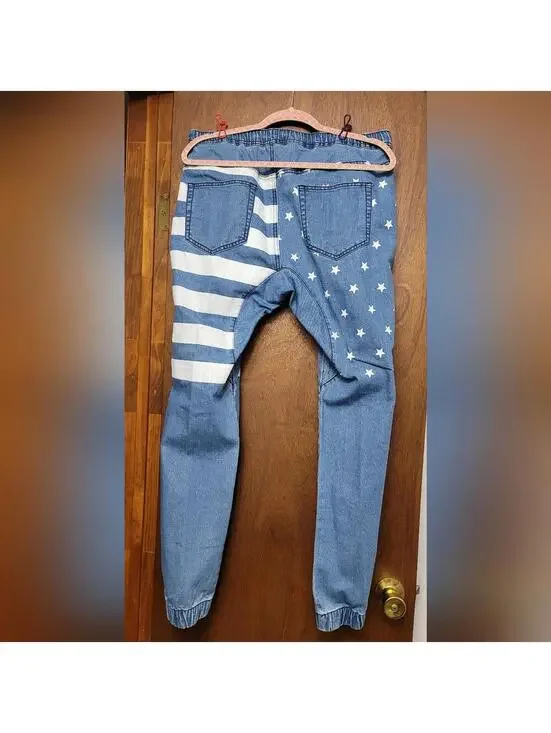 NWOT. Track 23 Unisex/Mens jogger jeans. XL. (923) - Picture 3 of 3